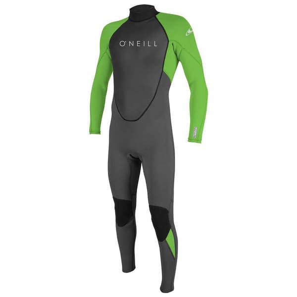 O´neill Wetsuits Långärmad Neoprenkostym Med Dragkedja Baktill Reactor Ii Grå MS