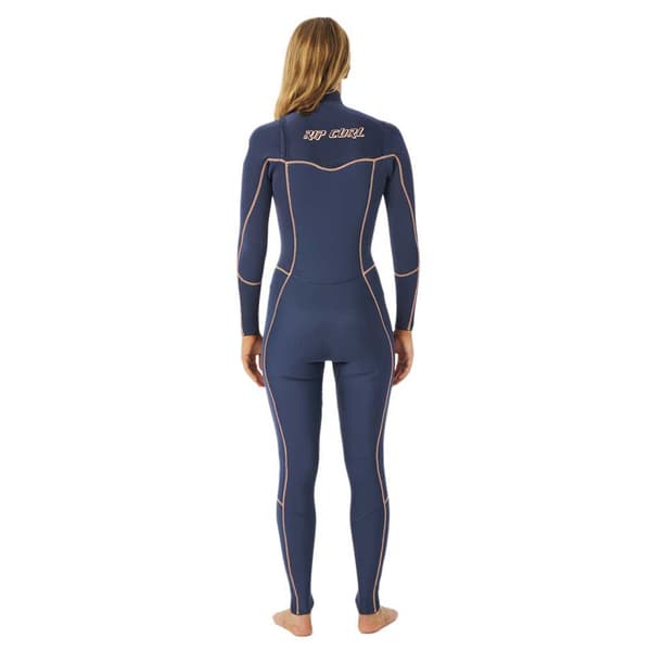 Rip Curl Langærmet Neoprendragt Med Brystlynlås Dpatrol 43 Perf Blå 6