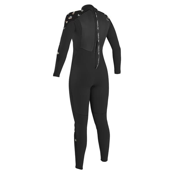 O´neill Wetsuits Långärmad Neoprenkostym Med Dragkedja Baktill Epic 5/4 Svart 6