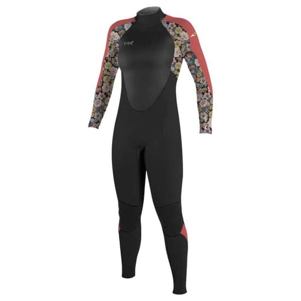 O´neill Wetsuits Långärmad Neoprenkostym Med Dragkedja Baktill Epic 5/4 Svart 10