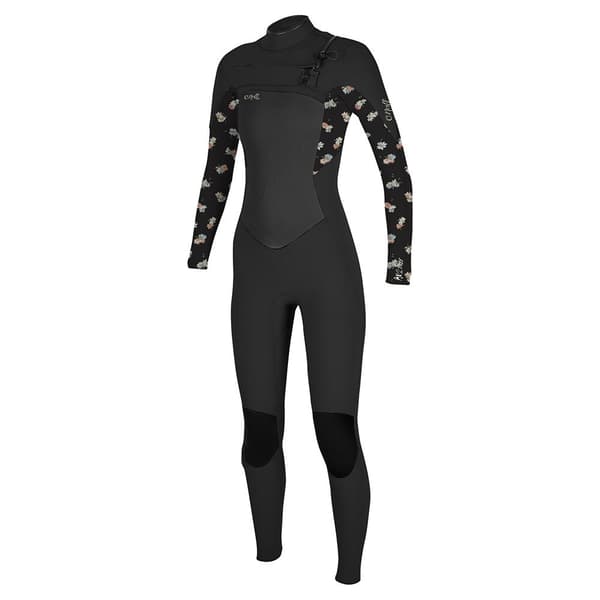 O´neill Wetsuits Långärmad Neoprenkostym Med Dragkedja Epic 5/4 Svart 6