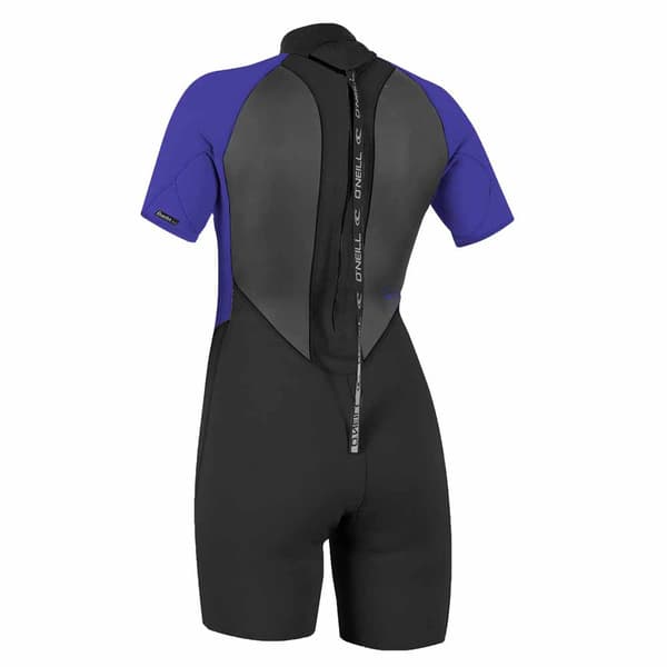 O´neill Wetsuits Kortärmad Neoprenkostym Med Dragkedja Baktill Reactor-2 2mm Blå,Svart,Grå 8