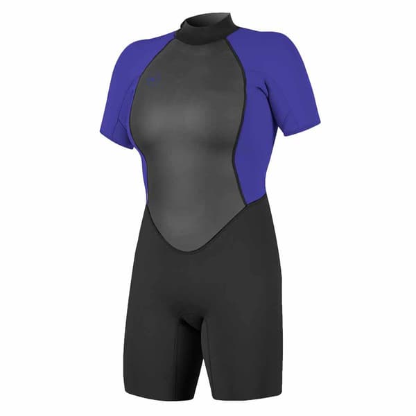 O´neill Wetsuits Kortärmad Neoprenkostym Med Dragkedja Baktill Reactor-2 2mm Blå,Svart,Grå 8