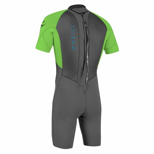 O´neill Wetsuits Ungdomsdräkt I Neopren Med Kort ärm Bakbak Reactor-2 2 Mm Grönt,Grå 14