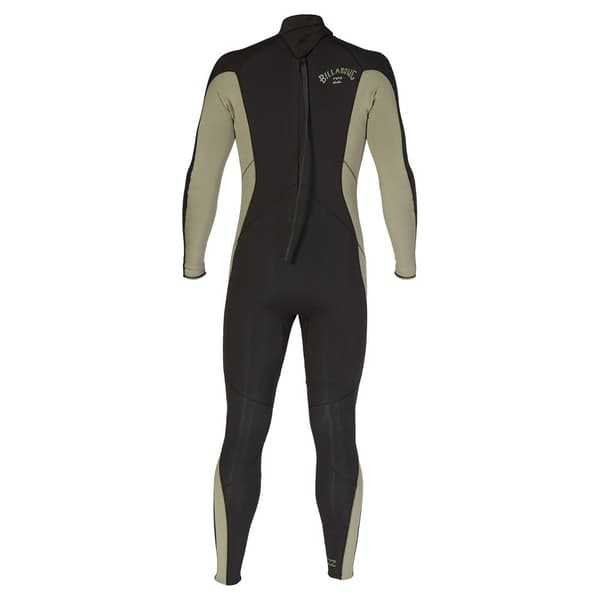 Billabong Långärmad Neoprenkostym Med Dragkedja Baktill 4/3 Mm Absolute Svart XL
