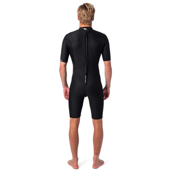 Rip Curl Lyhythihainen Takavetoketjullinen Neopreenipuku D Patrol 2 Mm Spring Musta S