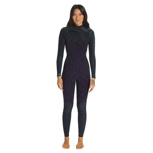 Billabong Pitkähihainen Rintavetoketjullinen Neopreenipuku 43 Synergy Musta 10