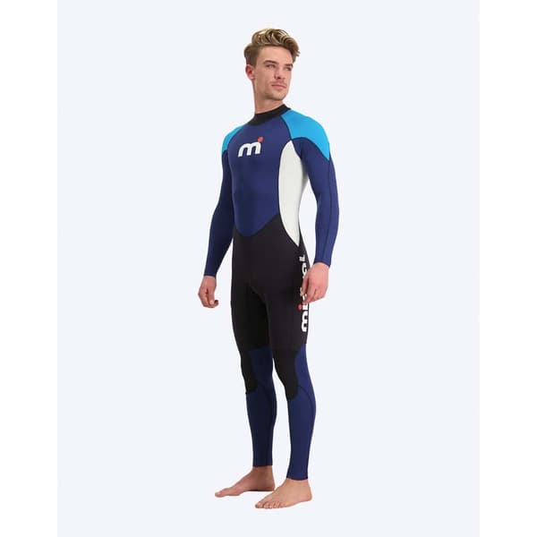 Mistral Långärmad Neoprenkostym Med Dragkedja Baktill Breeze 3/2 Mm Blå M