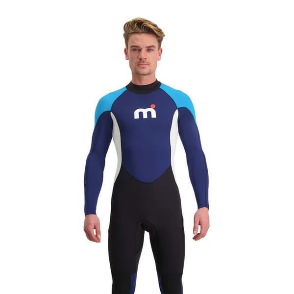 Mistral Långärmad Neoprenkostym Med Dragkedja Baktill Breeze 3/2 Mm Blå M