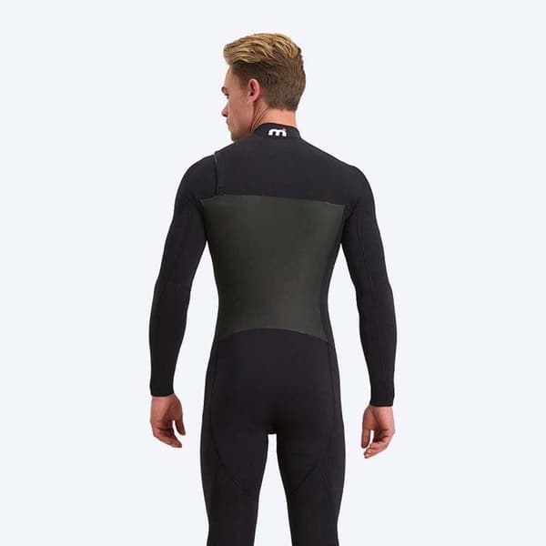 Mistral Långärmad Neoprenkostym Med Dragkedja Baktill Gale Force 3/2 Mm Svart L
