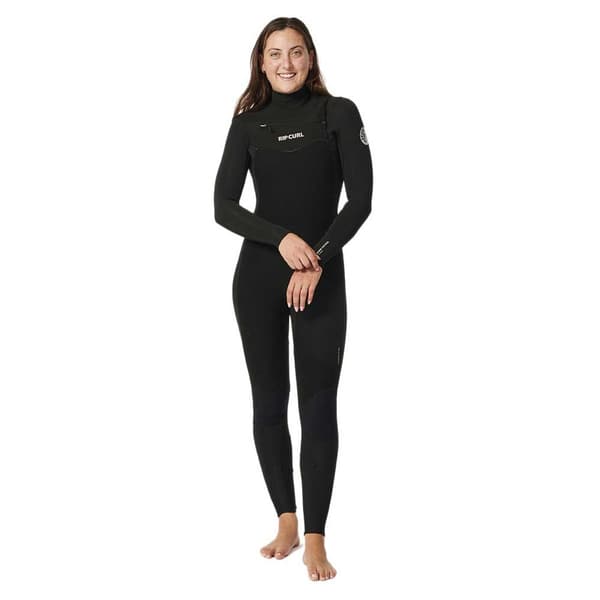 Rip Curl Langærmet Neoprendragt Med Brystlynlås D/patrol 4/3 Mm Sort 4