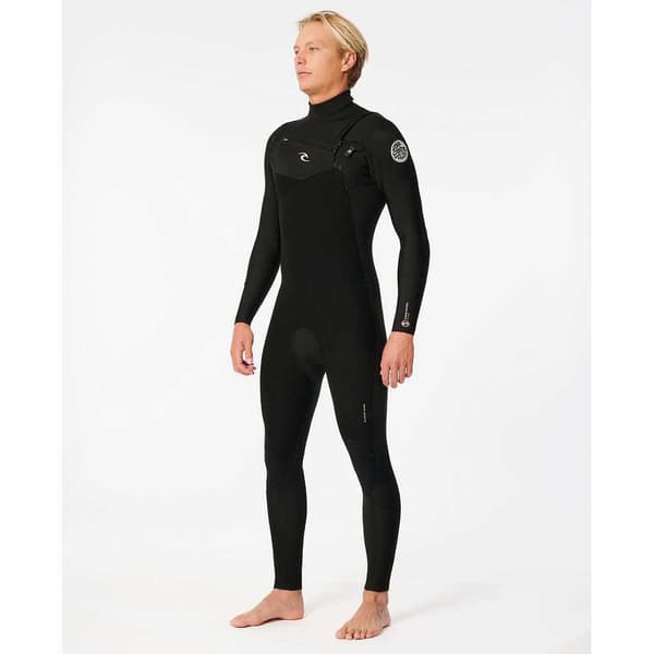 Rip Curl Langærmet Neoprendragt Med Brystlynlås Dawn Patrol 4/3 Mm Gb St Sort ST