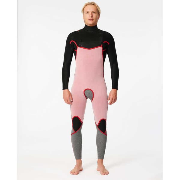 Rip Curl Langærmet Neoprendragt Med Brystlynlås Dawn Patrol 4/3 Mm Gb St Sort ST