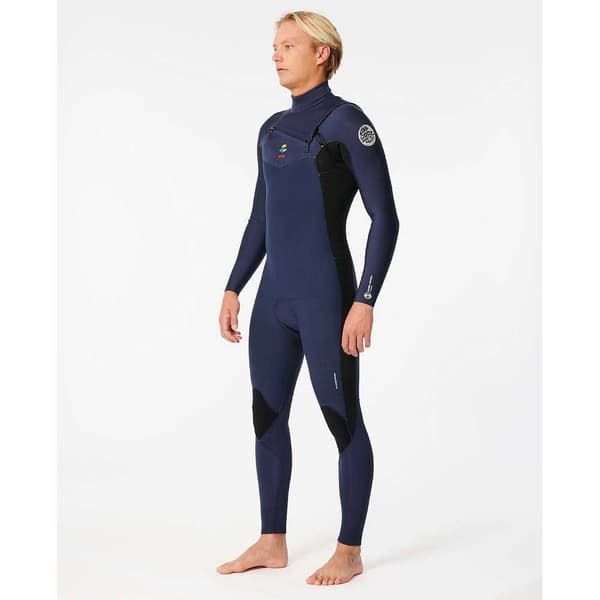 Rip Curl Langærmet Neoprendragt Med Brystlynlås Dawn Patrol 4/3 Mm Gb St Blå M