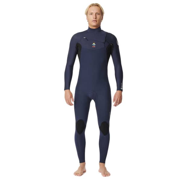 Rip Curl Langærmet Neoprendragt Med Brystlynlås Dawn Patrol 4/3 Mm Gb St Blå M