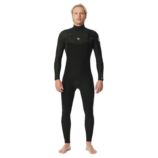 Rip Curl Långärmad Neoprenkostym Med Dragkedja Dawn Patrol 5/3 Mm Gb St Svart M