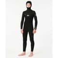 Pikkukuva 3 / 3: Rip Curl Junioreiden Pitkähihainen Rintavetoketjullinen Neopreenipuku Dawn Patrol Stm 5/4 Mm Gb H Musta 16 Years