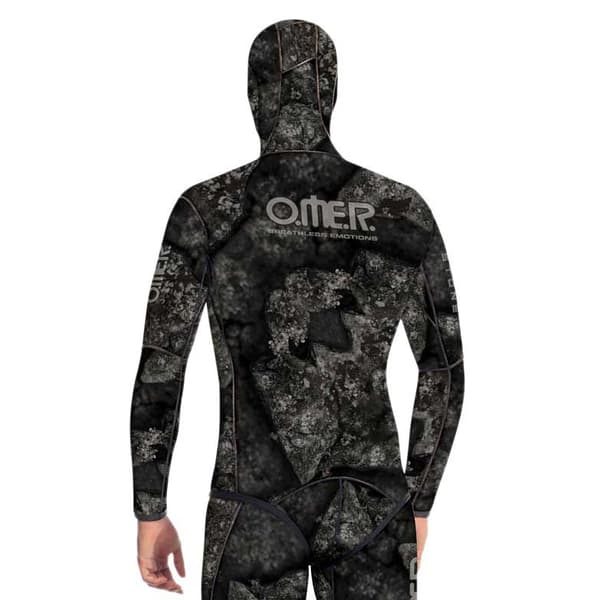 Omer Spearfishing Jakke Black Stone 5 Mm Sort L
