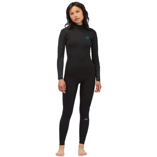 Billabong Långärmad Dragkedja Baktill Synergy 4/3mm Svart 12