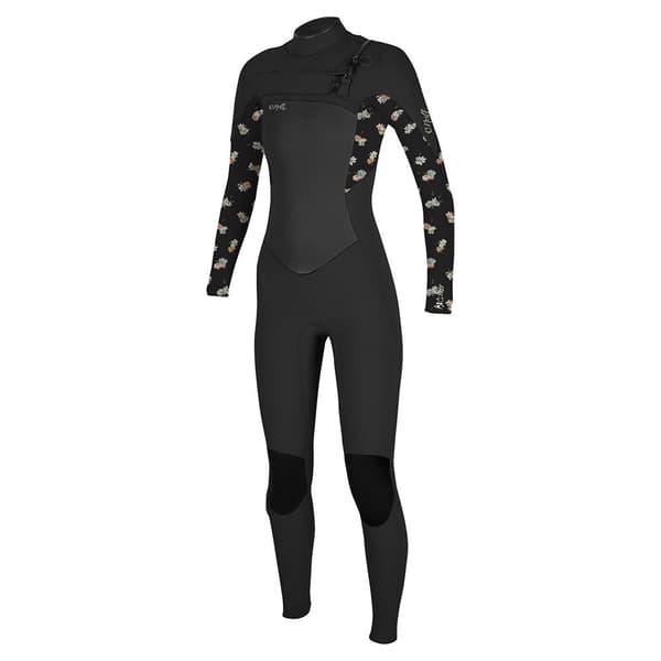 O´neill Wetsuits Långärmad Neoprenkostym Med Dragkedja Epic 4/3 Svart 4