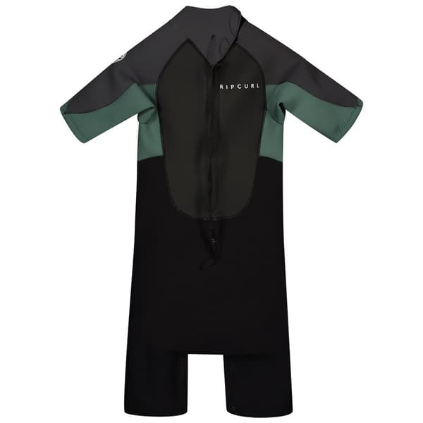 Rip Curl Kortärmad Neoprenkostym Med Dragkedja Baktill Omega 2mm Spring Eco Svart L