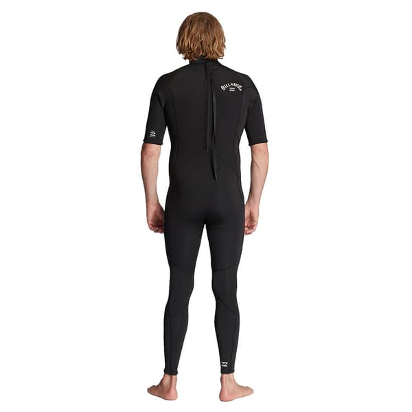 Billabong Lyhythihainen Takavetoketjullinen Neopreenipuku 22 Absolute Musta L