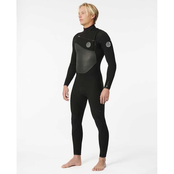 Rip Curl Langærmet Neoprendragt Med Brystlynlås Flashbomb 4/3 Mm Sort S
