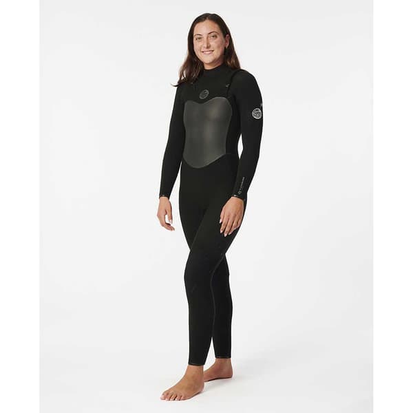 Rip Curl Långärmad Neoprenkostym Med Dragkedja Flashbomb 5/3gb Stmr Svart 6