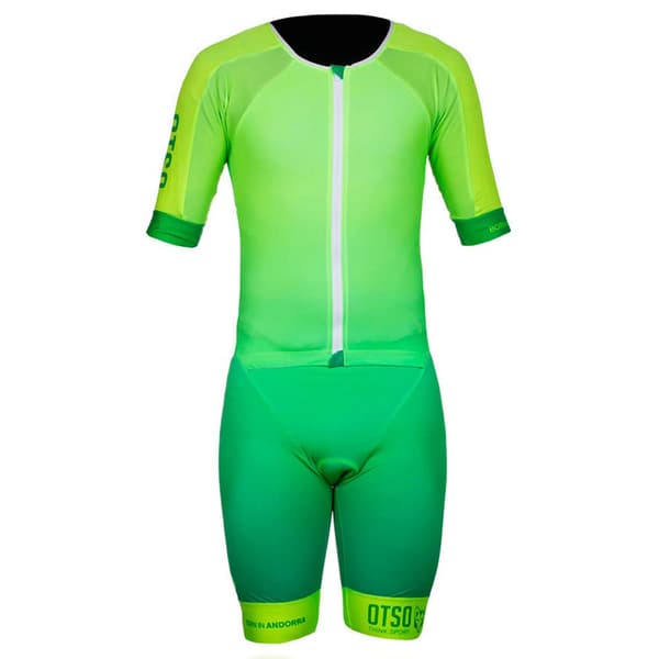 Otso Kortärmad Trisuit Grönt XL Man