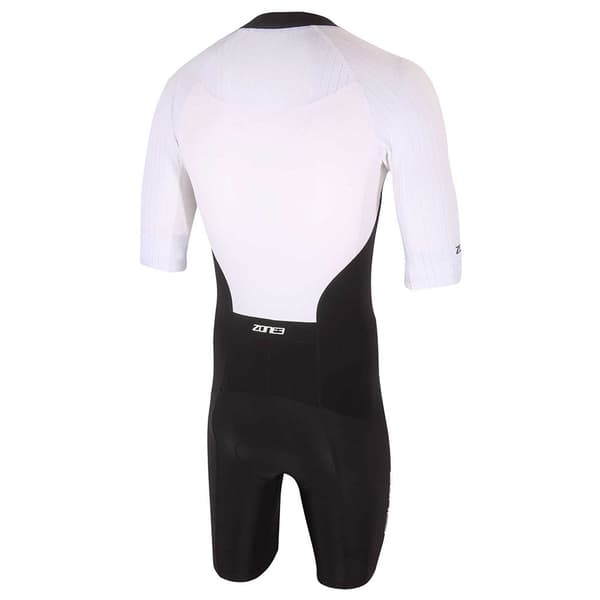 Zone3 Kortærmet Trisuit Lava Long Distance Aero Hvid,Sort M Mand