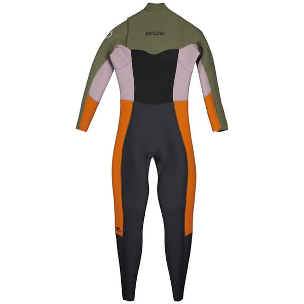 Rip Curl Langærmet Neoprendragt Med Brystlynlås D/patrol 4/3 Mm Grøn 8