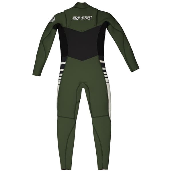 Rip Curl Junior Kostym I Neopren Med Lång ärm Med Dragkedja Dawn Patrol Stm 4/3 Mm Gb Grönt 12 Years
