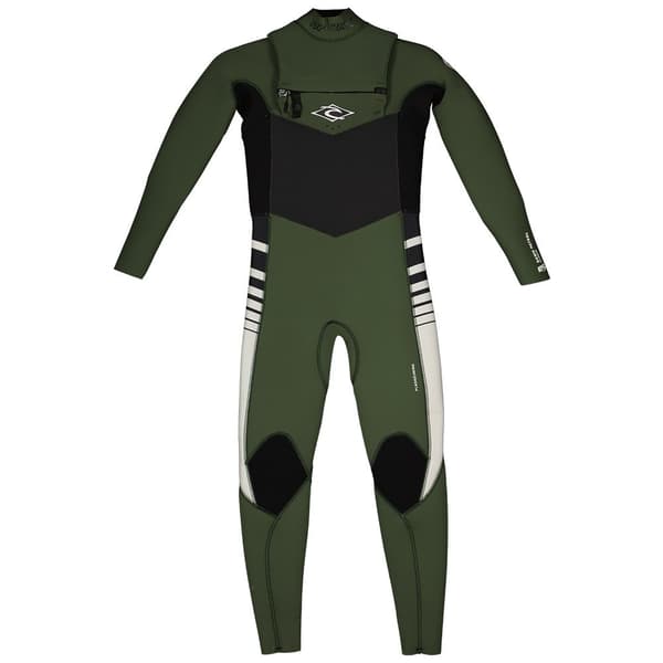 Rip Curl Junior Kostym I Neopren Med Lång ärm Med Dragkedja Dawn Patrol Stm 4/3 Mm Gb Grönt 12 Years