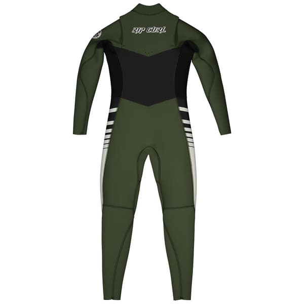 Rip Curl Junior Kostym I Neopren Med Lång ärm Med Dragkedja Dawn Patrol Stm 5/3 Mm Gb Grönt 12 Years