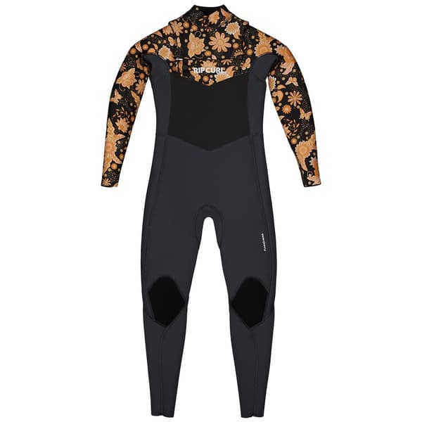 Rip Curl Långärmad Neoprenkostym Med Dragkedja Kids Dawn Patrol 4/3 Mm Gb S Svart 10 Years