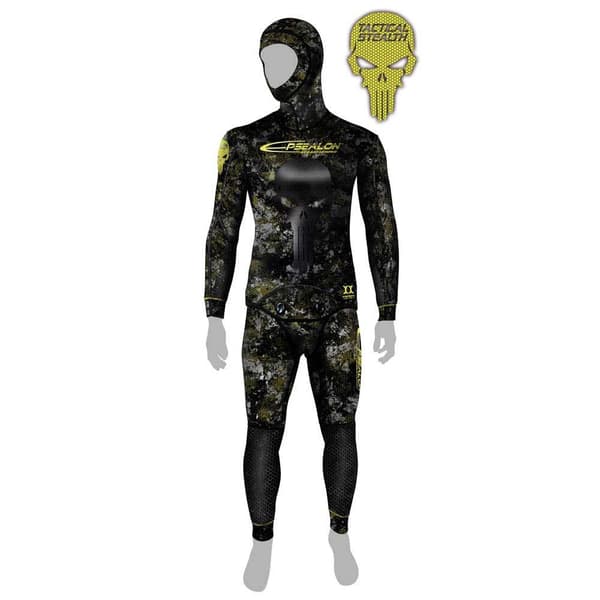Epsealon Spearfishing Jakke Tactical Stealth 7 Mm Sort XS