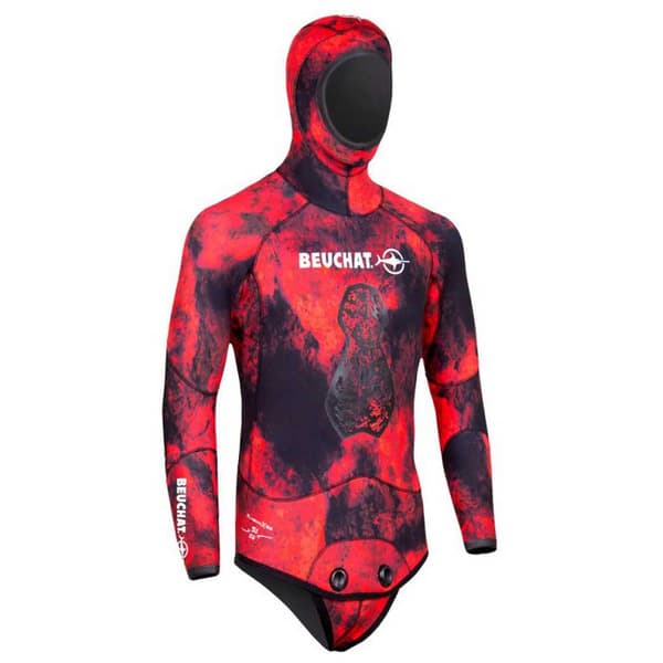 Beuchat Spearfishing Jakke Redrock 5 Mm Rød M