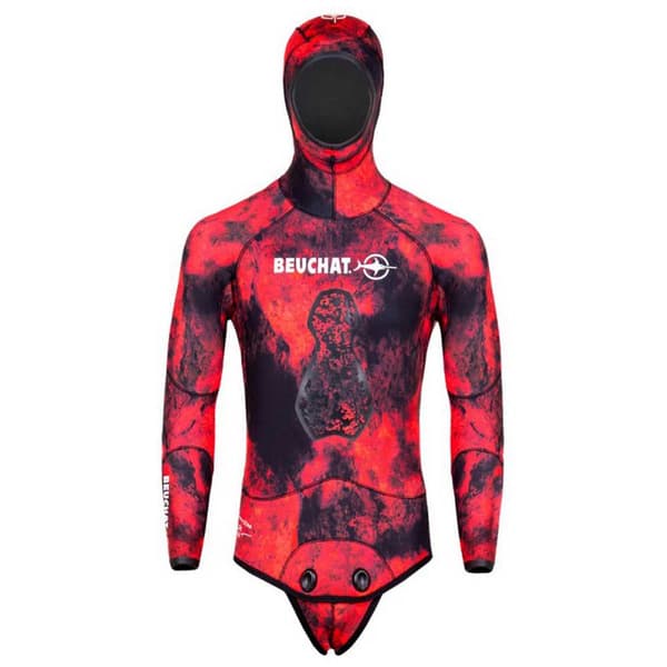 Beuchat Spearfishing Jakke Redrock 5 Mm Rød M