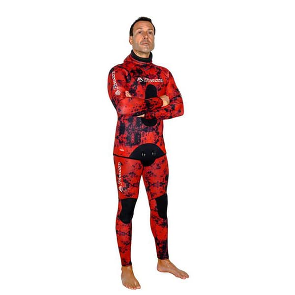 Picasso Spjutfiske Camo Blood 3 Mm Röd,Svart 2XL