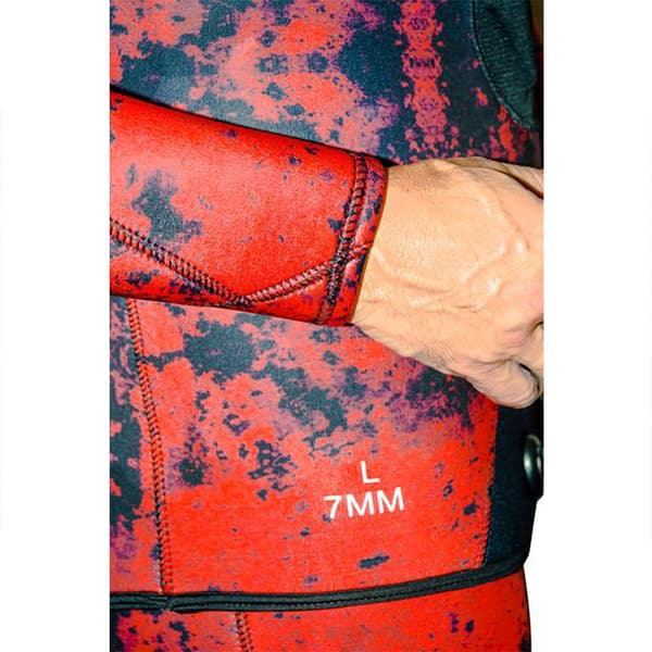 Picasso Spjutfiske Camo Blood 1.5 Mm Röd,Svart 2XL