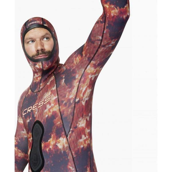 Cressi Spearfishing Suit Scorpion 5 Mm Rød,Sort XL