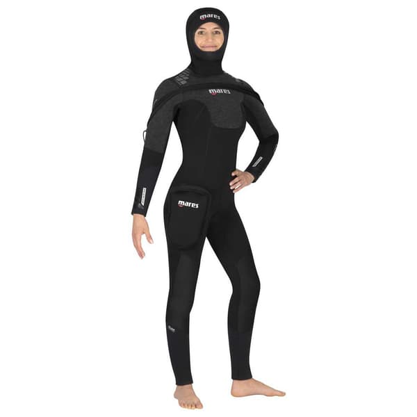 Mares Ta Med Neopren Pro Therm She Dives 8/7 Mm Svart 2L