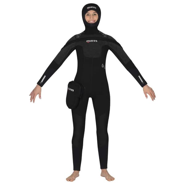 Mares Ta Med Neopren Pro Therm She Dives 8/7 Mm Svart 2L
