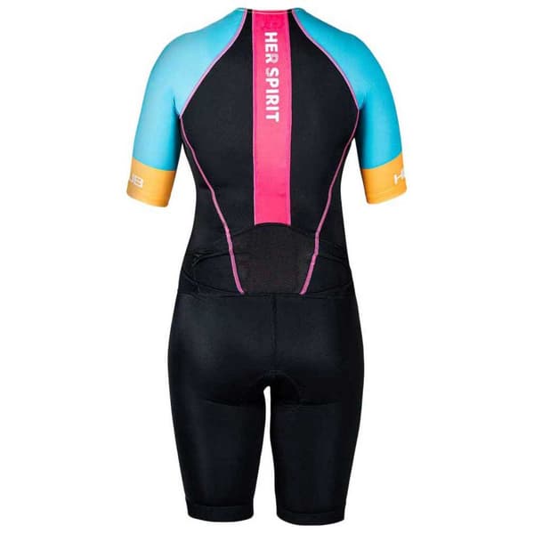 Huub Kortærmet Trisuit Her Spirit Flerfarvet M Kvinde