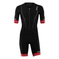 Miniatyrbillede 1 af 4: Huub Kortærmet Trisuit Raceline Rød,Sort S Mand