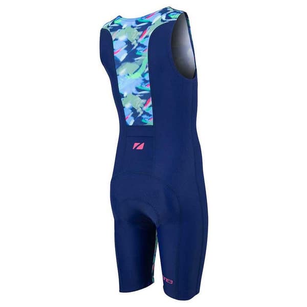 Zone3 Ærmeløs Trisuit Tri Adventure Blå 10-12 Years