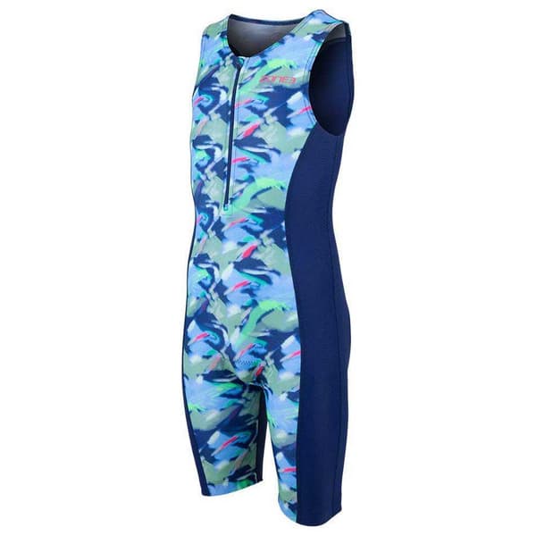 Zone3 Ærmeløs Trisuit Tri Adventure Blå 10-12 Years