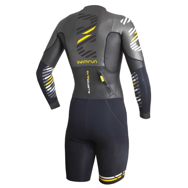 Nu Swimrun Kortärmad Trisuit Alligator Elite Svart L Kvinna