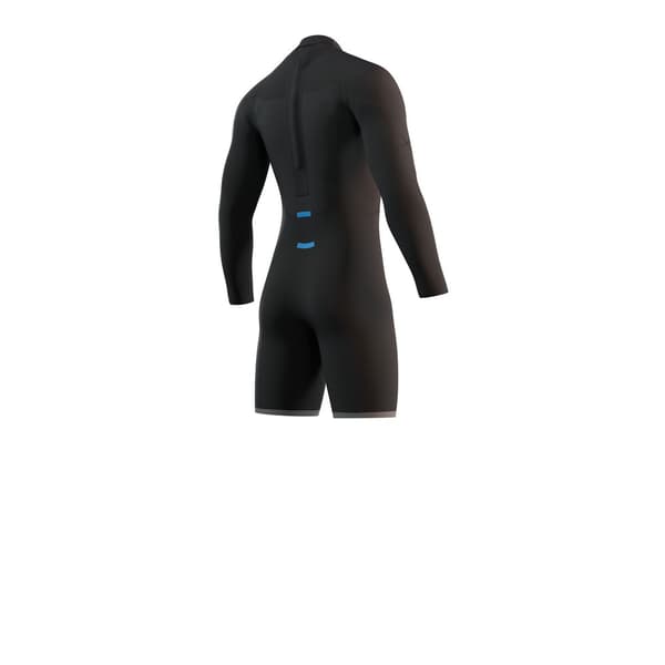 Mystic Longarm Shorty 3/2 Mm Bzip Flatlock Sort S Kvinde