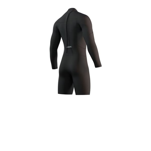 Mystic Longarm Shorty 3/2 Mm Bzip Flatlock Sort S Kvinde